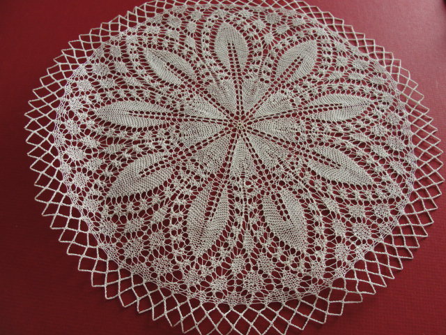 FINEST Vintage Hand Knitted LACE Doily Intricate Workmanship Fit To Be Framed Beautiful Addition To Lace Doilies Collection